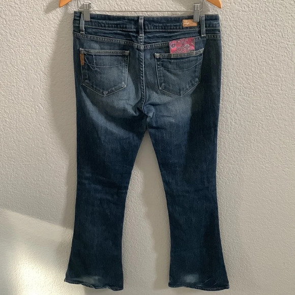Paige Lou Lou Flare Blue Jeans Size 29 - Picture 4 of 7